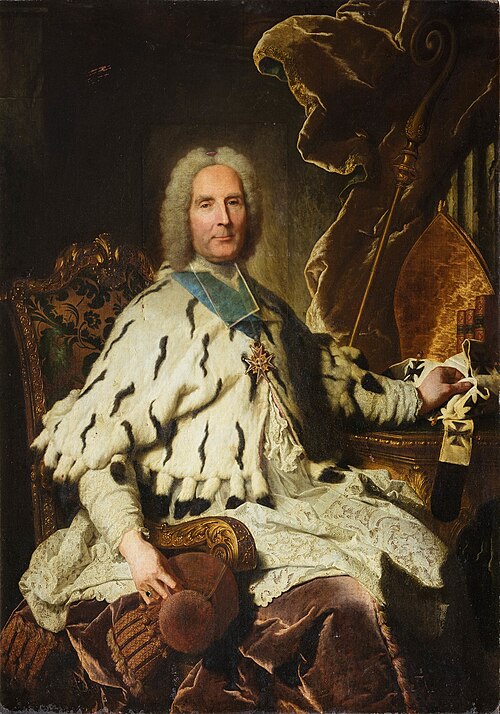 Portrait du cardinal Henri Oswald de La Tour d'Auvergne, 1732, Hyacinthe Rigaud