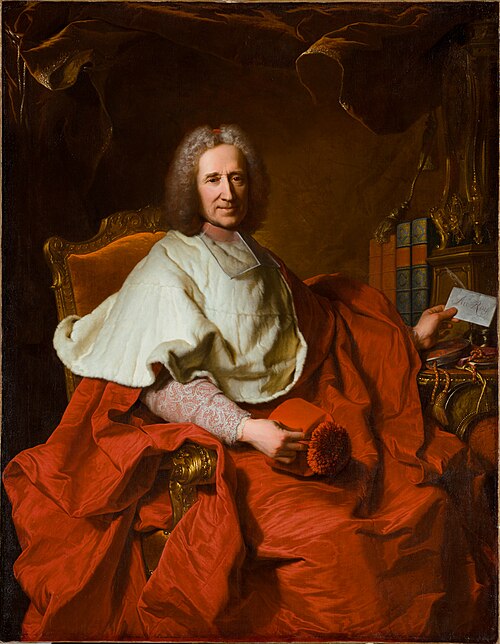 Portrait du cardinal Guillaume Dubois, 1723, Hyacinthe Rigaud