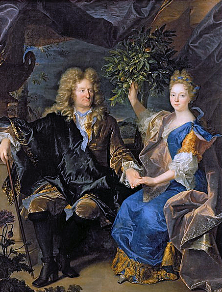 Portrait du comte Jan Andrzej Morszstyn et de sa fille Isabelle Catherine, 1693, Hyacinthe Rigaud