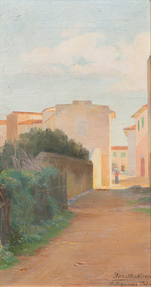 Motif from Italy, 1900, Dora Wahlroos