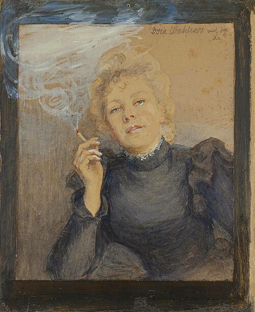 Self-Portrait, 1889, Dora Wahlroos