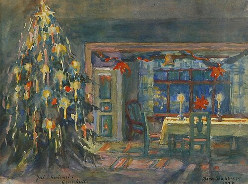 Christmas Tree, 1930, Dora Wahlroos
