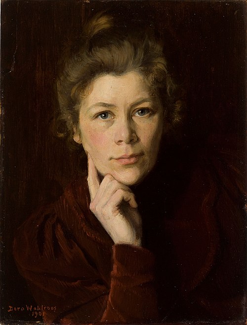 Self-Portrait, 1901, Dora Wahlroos