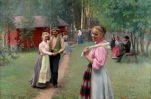 Evening in Pargas, 1898, Dora Wahlroos