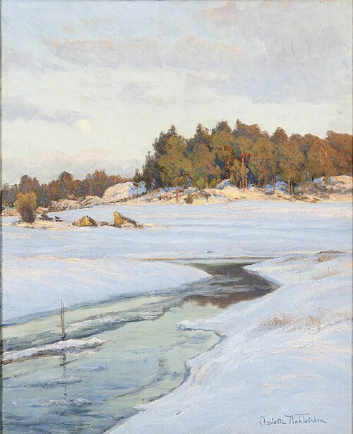 An Evening in March, 1906, Charlotte Wahlström