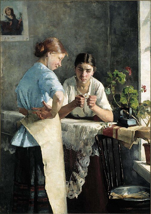 An Important question, 1883, Helena Westermarck