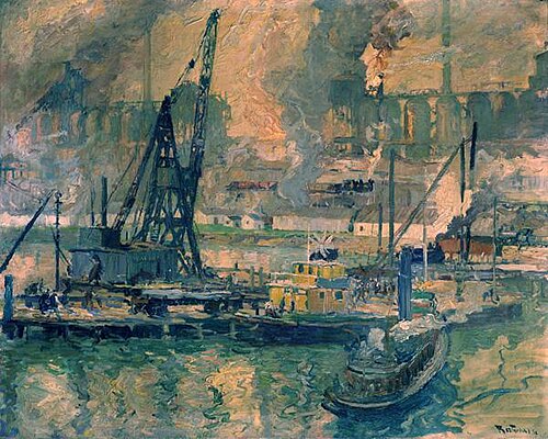 Blast Furnaces, 1912, Henry Reuterdahl