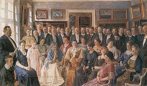 The Inauguration of Faaborg Museum in 1910, 1910, Peter Hansen