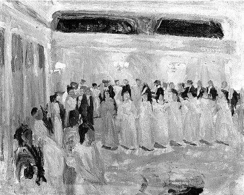 Bal i en provinsby, 1894, Peter Hansen