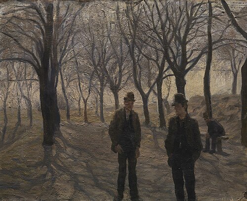 The Ramparts of Christianshavn. Spring, 1892, Peter Hansen