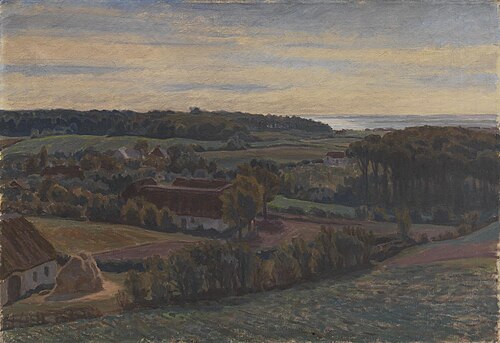 Autumn Landscape, 1918, Peter Hansen