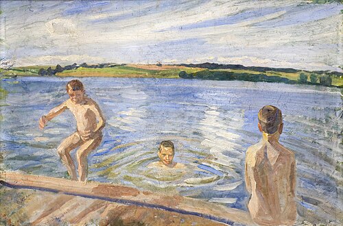Boys Bathing, 1902, Peter Hansen