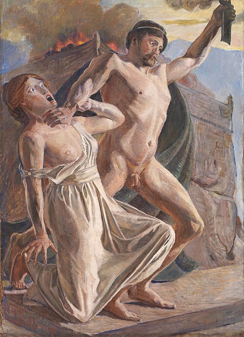 Prometheus raner ilden, 1911, Poul Simon Christiansen