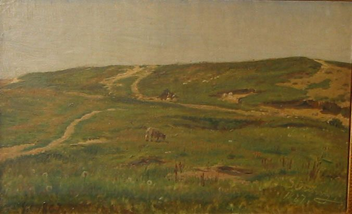 Færgebakken at Silkeborg., 1897, Godfred Christensen
