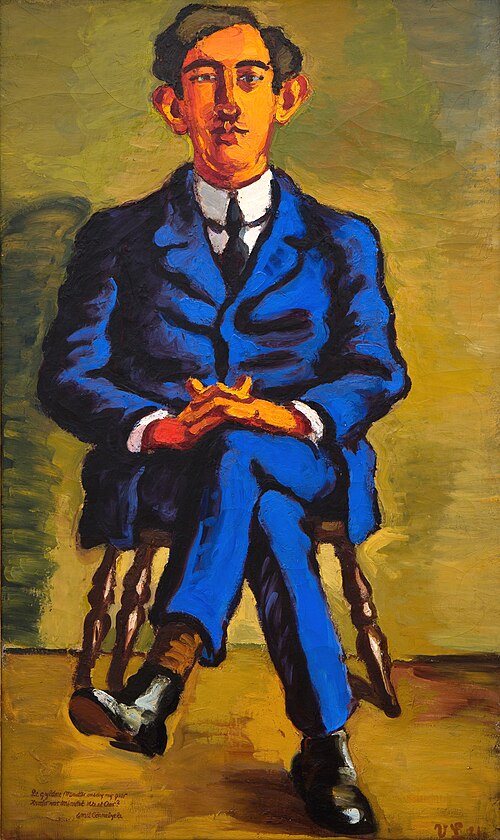 Portræt af Emil Bønnelycke, 1921, Vilhelm Lundstrøm