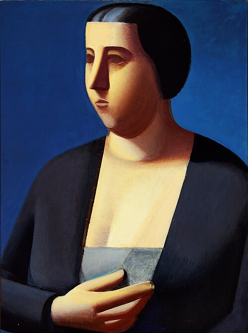 Portræt-af-Anny-Nissen-kunstnerens-søster, 1932, Vilhelm Lundstrøm