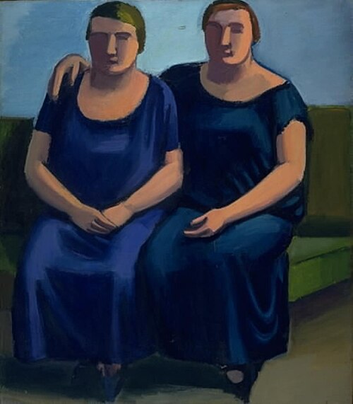 Two Sisters, 1923, Vilhelm Lundstrøm