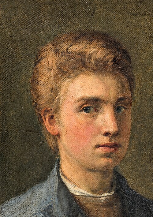 Autoportrait, 1863, Holger Roed