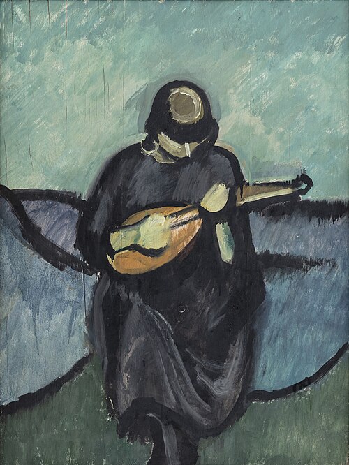 A Mandolinist, 1921, Harald Giersing