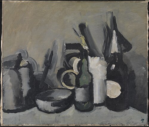 Still Life with Bottle, 1923, Harald Giersing