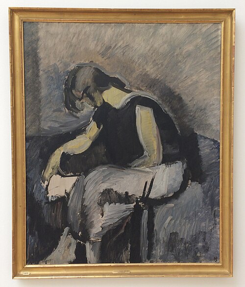 A Lady Reading, 1922, Harald Giersing
