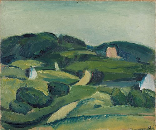 Landskap, Birkerød, 1917, Harald Giersing