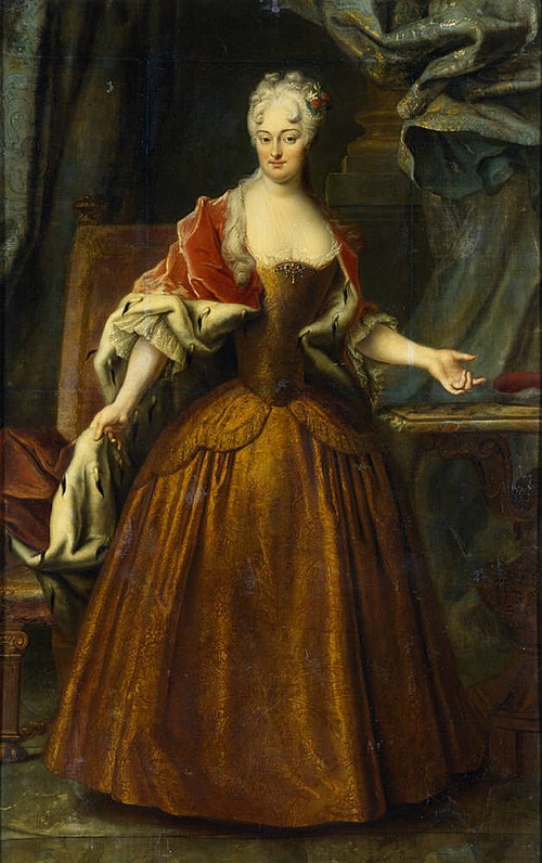 Sophie, Markgräfin von Brandenburg-Bayreuth, geb. Herzogin Sachsen-Weißenfels (1684-1752), 1720, Andreas Møller