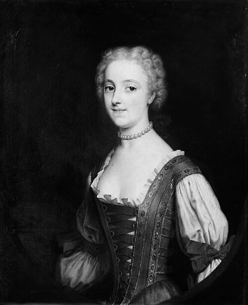 Dame i ungarsk dragt, 1732, Andreas Møller