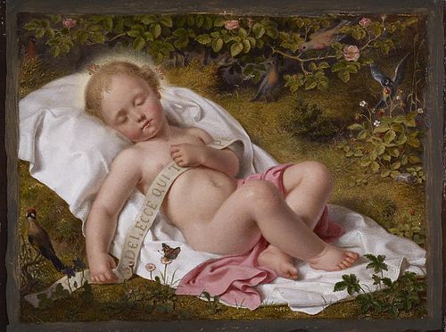 The Christ Child, 1849, Andreas Müller