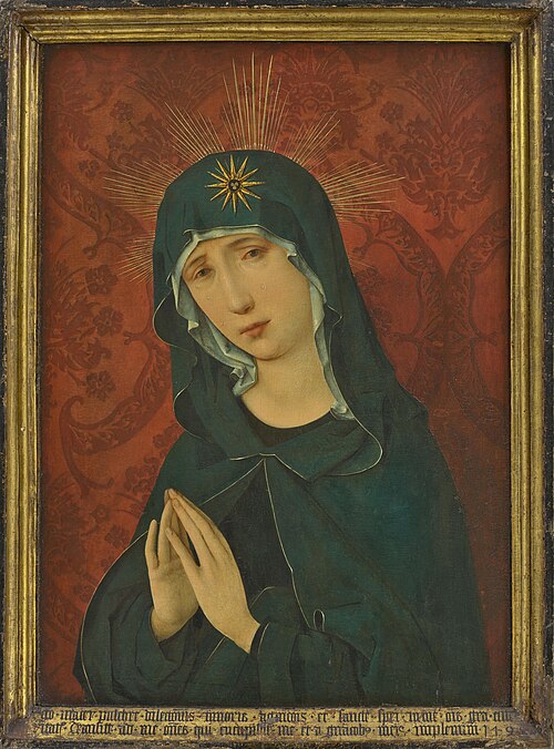 The Virgin Mary as the Mother of Sorrows, 1495, Hans Holbein l'Ancien