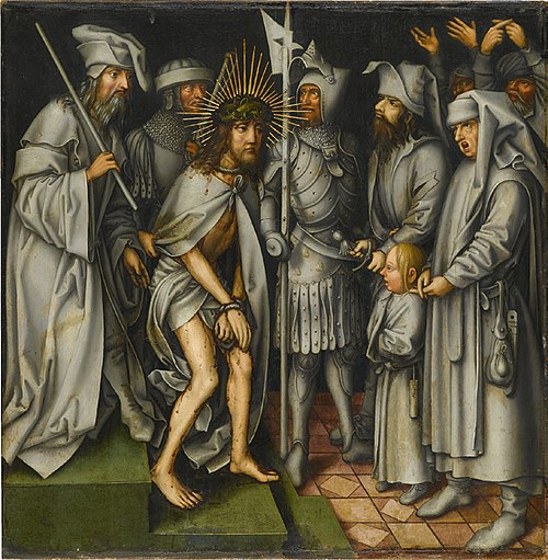 Grey Passion: Ecce Homo, 1500, Hans Holbein l'Ancien