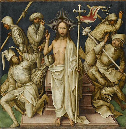 Grey Passion: Resurrection of Jesus, 1500, Hans Holbein l'Ancien