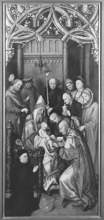 Kaisheimer Altar: Beschneidung Christi, 1502, Hans Holbein l'Ancien
