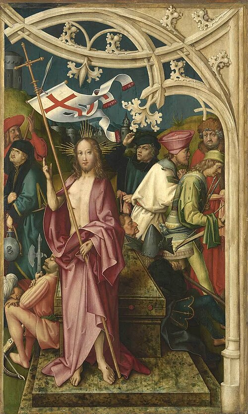 Kaisheimer Altar: Auferstehung Christi, 1502, Hans Holbein l'Ancien
