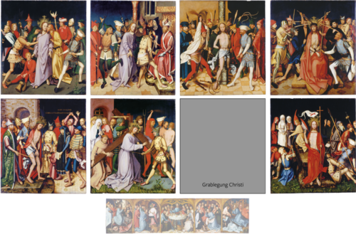 Frankfurt Dominican Altarpiece: Sunday view, 1501, Hans Holbein l'Ancien