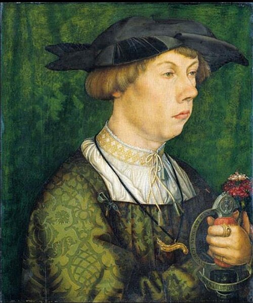 Portrait of a Member of the Weiss Family of Augsburg, 1522, Hans Holbein l'Ancien