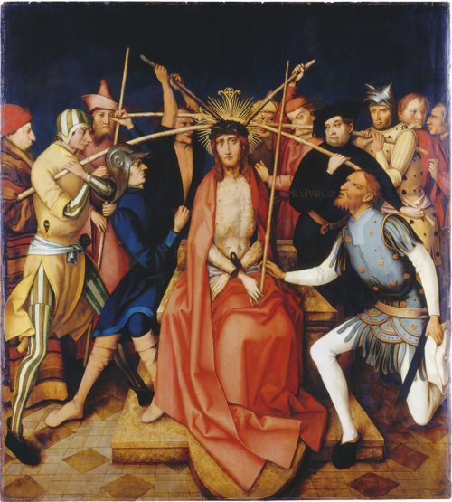Frankfurt Dominican Altarpiece: Christ Crowned with Thorns, 1501, Hans Holbein l'Ancien