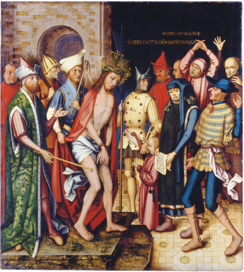 Frankfurt Dominican Altarpiece: Ecce Homo, 1501, Hans Holbein l'Ancien