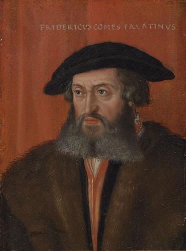 Portrait of elector Frederick II, the wise of the Palatinate", 1636, Barthel Beham