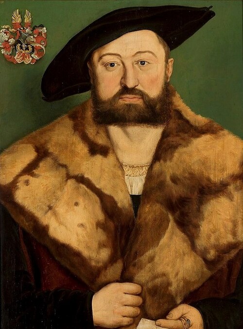 Portrait d'un orfèvre Jörg Herz., 1525, Barthel Beham