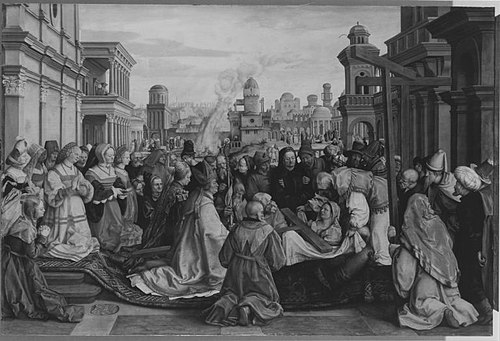 Historienzyklus: Kreuzauffindung der hl. Helena, 1530, Barthel Beham
