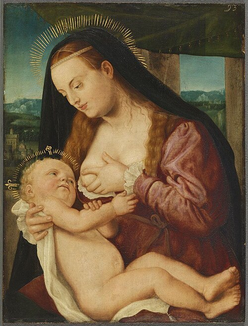 Maria mit dem Kind (zugeschrieben), 1536, Barthel Beham
