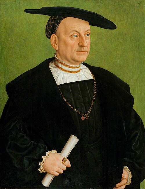 Portrait de Onophrius Scheit, 1528, Barthel Beham