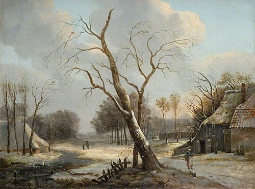 Dutch Winter Scene, , Andreas Schelfhout