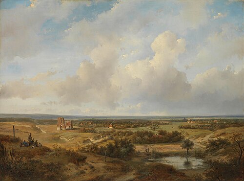 View of Haarlem, 1844, Andreas Schelfhout