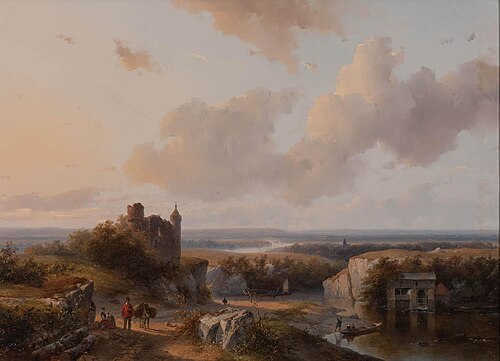 Panorama d'hiver, , Andreas Schelfhout