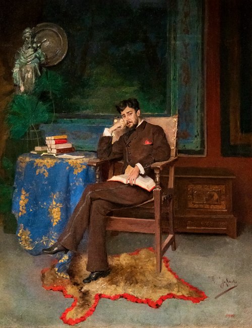 Portrait de Pompeu Gener, 1885, Francesc Inglada
