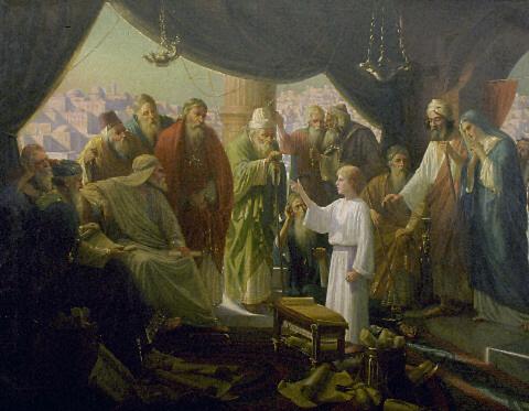 The Christ Child in the Temple, 1911, Charles Frederick Goldie
