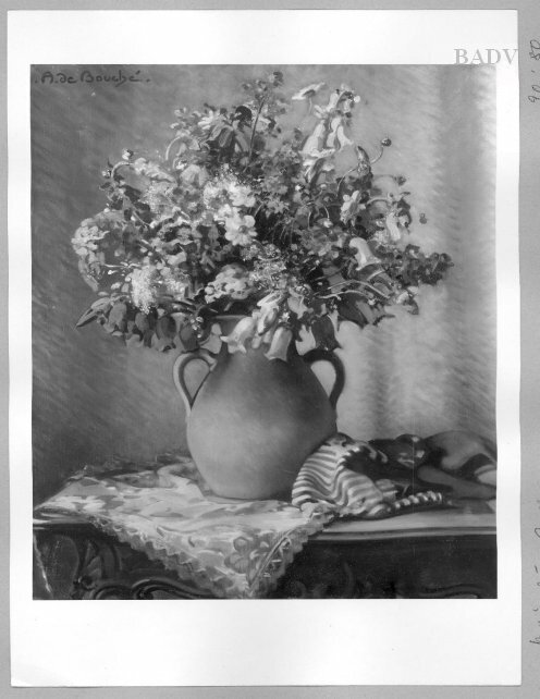 Still-life: flowers in a vase, 1897, Arnulf de Bouché