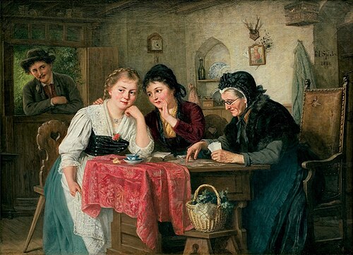 U wróżki, 1888, Marie Spieler